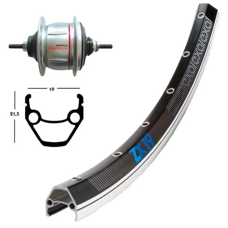 Roda traseira de estrada Winora ZX 19 CONT.SH.SG-C60018 - Mercado de Luxo - O Maior E-Commerce de Bens, Produtos e Serviços de Luxo do Brasil.
