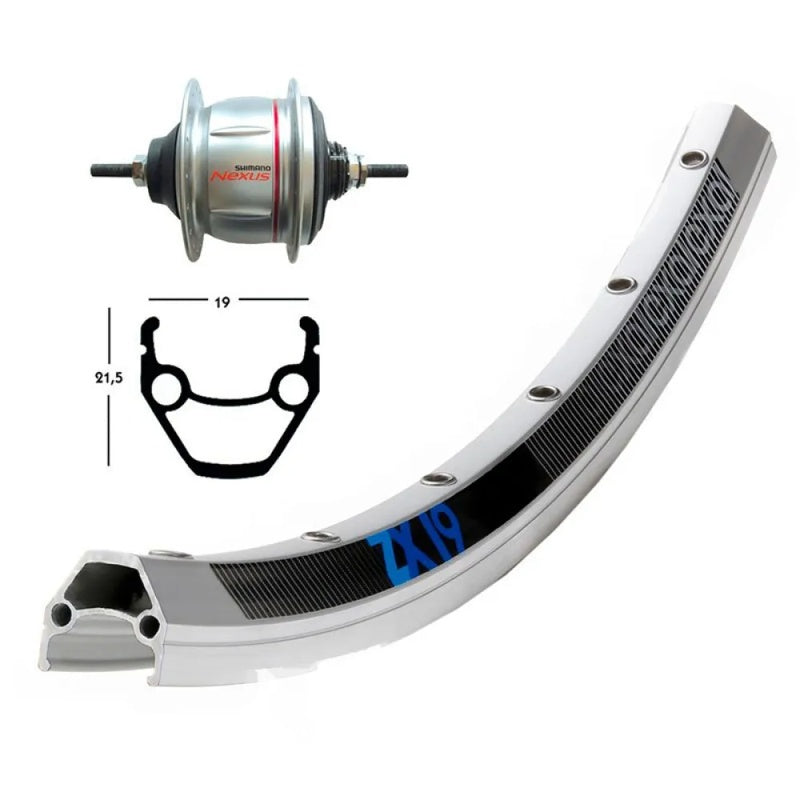 Roda traseira de estrada Winora ZX 19 Contr. SH. SG-8R31 - Mercado de Luxo - O Maior E-Commerce de Bens, Produtos e Serviços de Luxo do Brasil.