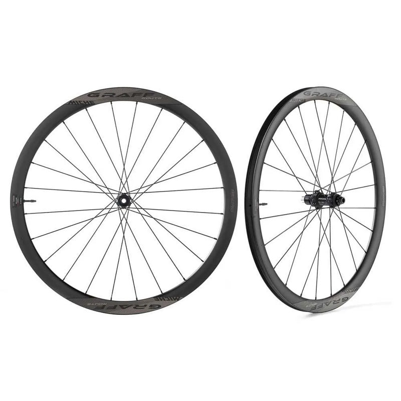 Conjunto de rodas de gravel Graff Route 28´´ 700C CL Disc Tubeless - Mercado de Luxo - O Maior E-Commerce de Bens, Produtos e Serviços de Luxo do Brasil.