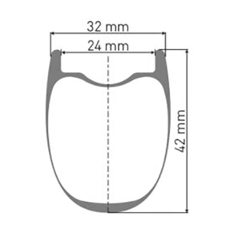 Roda dianteira de estrada HGC 1400 Spline 24 CL Disc Tubeless - Mercado de Luxo - O Maior E-Commerce de Bens, Produtos e Serviços de Luxo do Brasil.