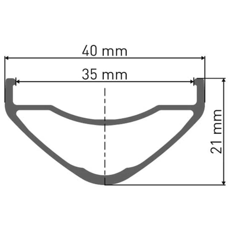 Roda dianteira de BTT HX 1700 Spline 35 27.5´´ CL Disc Tubeless - Mercado de Luxo - O Maior E-Commerce de Bens, Produtos e Serviços de Luxo do Brasil.