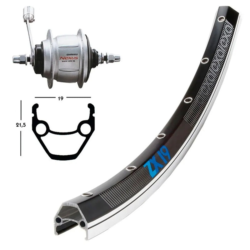 Roda traseira Exal XP19 Skid Shimano Nexus 8s - Mercado de Luxo - O Maior E-Commerce de Bens, Produtos e Serviços de Luxo do Brasil.
