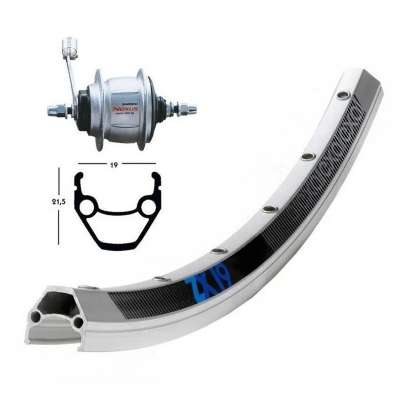 Roda traseira ZX 19 26´´ Nexus 8s - Mercado de Luxo - O Maior E-Commerce de Bens, Produtos e Serviços de Luxo do Brasil.