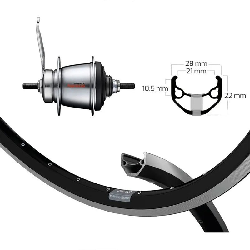 Roda traseira Ryde Zac 421 Skid Shimano 7s - Mercado de Luxo - O Maior E-Commerce de Bens, Produtos e Serviços de Luxo do Brasil.