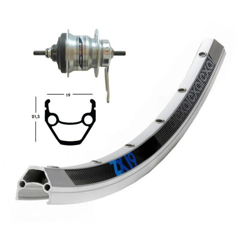 Roda traseira ZX19 Dynamo Shimano Nexus 7s - Mercado de Luxo - O Maior E-Commerce de Bens, Produtos e Serviços de Luxo do Brasil.