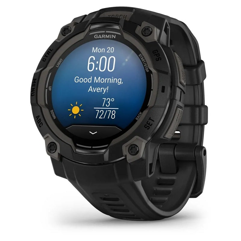 Relógio Instinct 3 45 mm Amoled - Mercado de Luxo - O Maior E-Commerce de Bens, Produtos e Serviços de Luxo do Brasil.