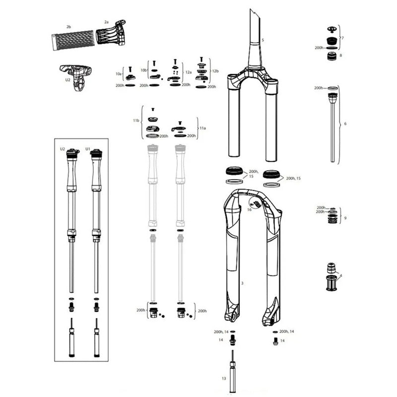 Garfo de MTB SID Ultimate Manual Boost 15x110 mm 42 Offset Debon Air - Mercado de Luxo - O Maior E-Commerce de Bens, Produtos e Serviços de Luxo do Brasil.