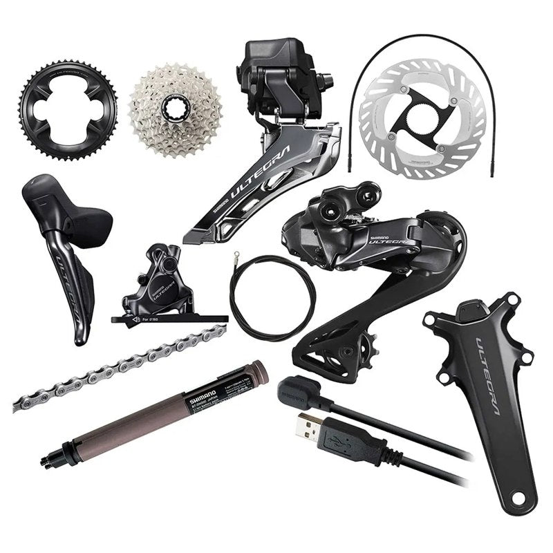 Grupo de componentes de bicicleta Ultegra Di2 R8150P Power Meter 2x12s - Mercado de Luxo - O Maior E-Commerce de Bens, Produtos e Serviços de Luxo do Brasil.