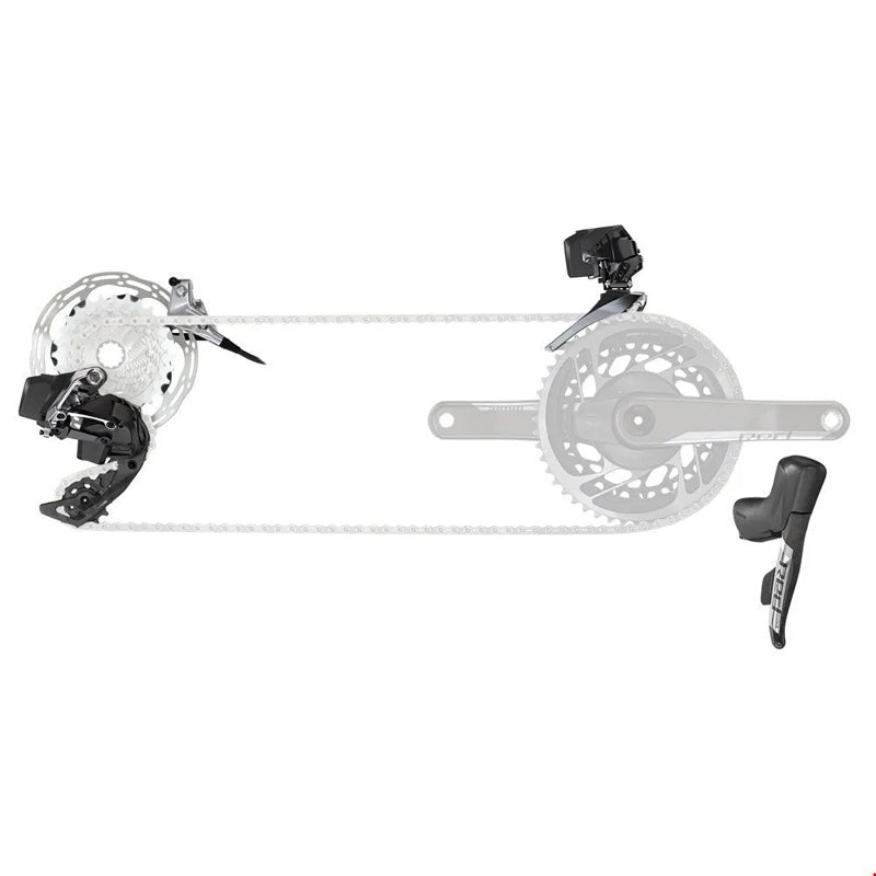 Grupo de componentes de bicicleta Red E-Tap AXS 2X HRD FM - Mercado de Luxo - O Maior E-Commerce de Bens, Produtos e Serviços de Luxo do Brasil.