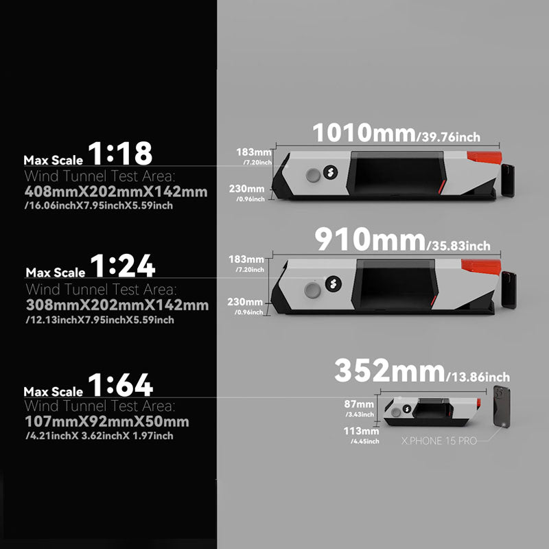 Túnel de Vento Windsible 18 para Carros de Escala 1:18 - Mercado de Luxo - O Maior E-Commerce de Bens, Produtos e Serviços de Luxo do Brasil.