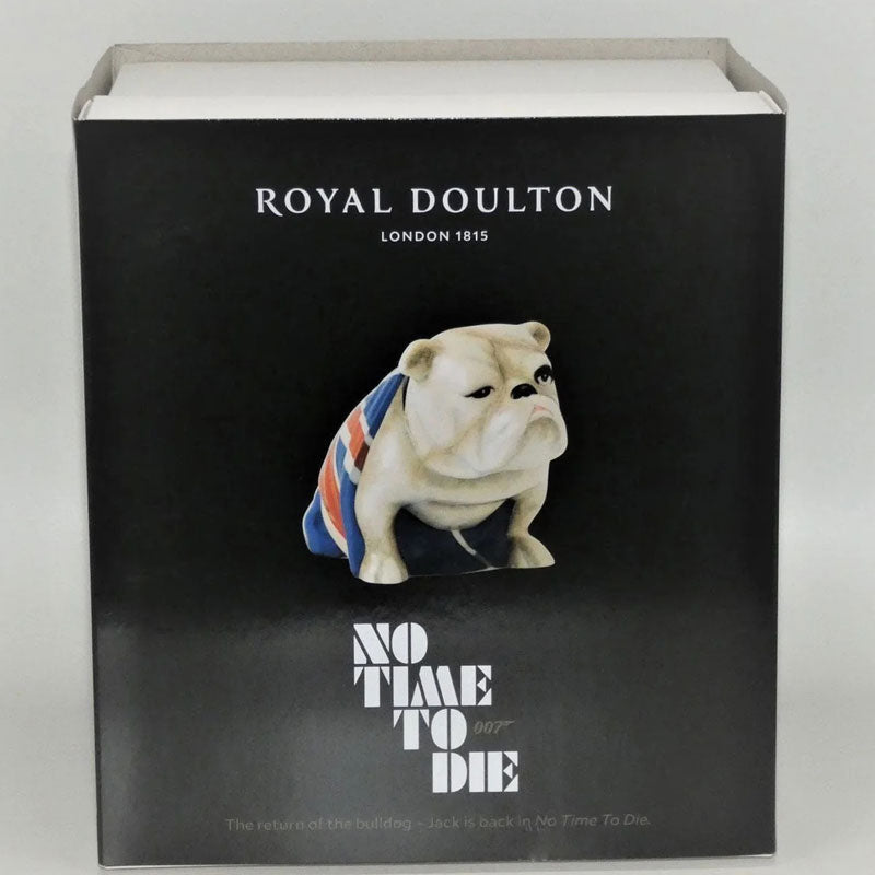 ロイヤルドルトン　ジャック　 ブルドッグ　007 NO TIME TO DIE Cachorro Decorativo Jack The Bulldog James Bond 007 No Time To Die