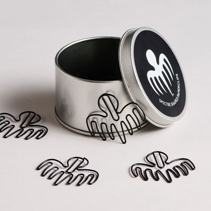 Clips de Papel Logo Spectre James Bond 007 Preto - Mercado de Luxo - O Maior E-Commerce de Bens, Produtos e Serviços de Luxo do Brasil.