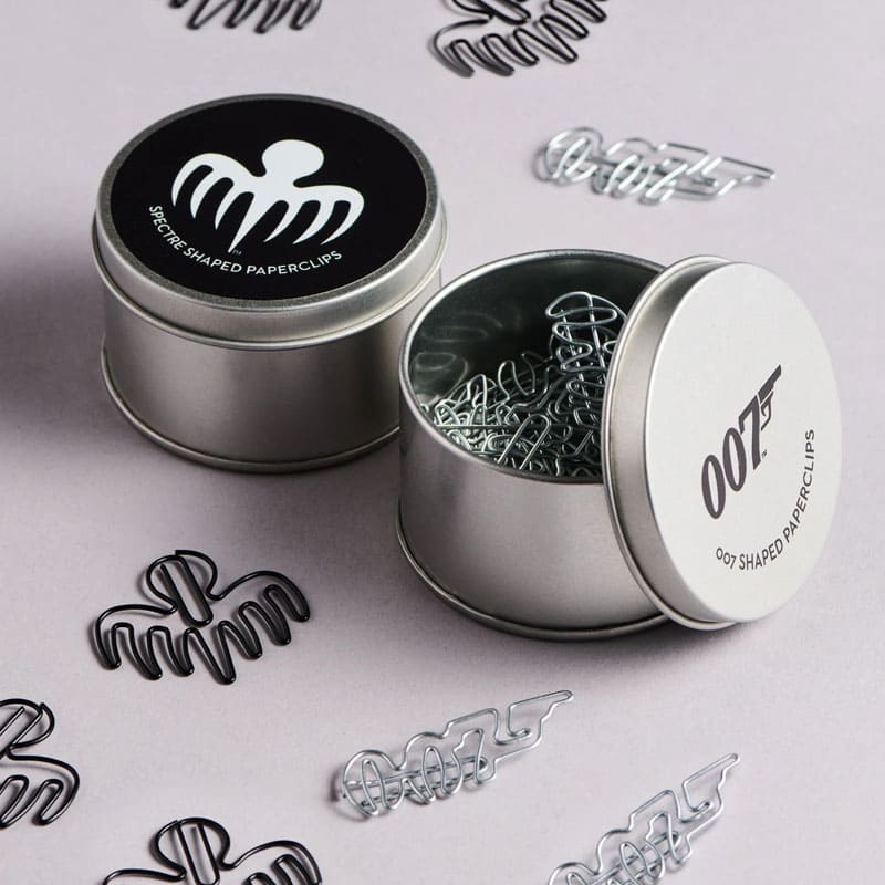 Clips de Papel Logo Spectre James Bond 007 Preto - Mercado de Luxo - O Maior E-Commerce de Bens, Produtos e Serviços de Luxo do Brasil.