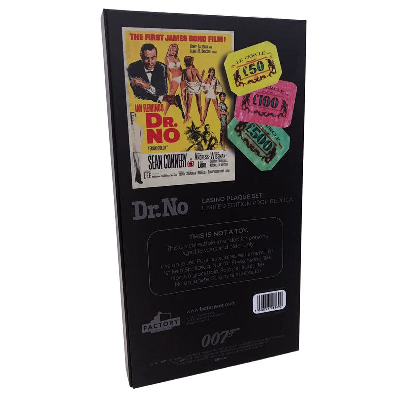 Répilca das Placas Chemin de Fer do Casino Le Cercle James Bond 007 Dr. No Edição Limitada - Mercado de Luxo - O Maior E-Commerce de Bens, Produtos e Serviços de Luxo do Brasil.
