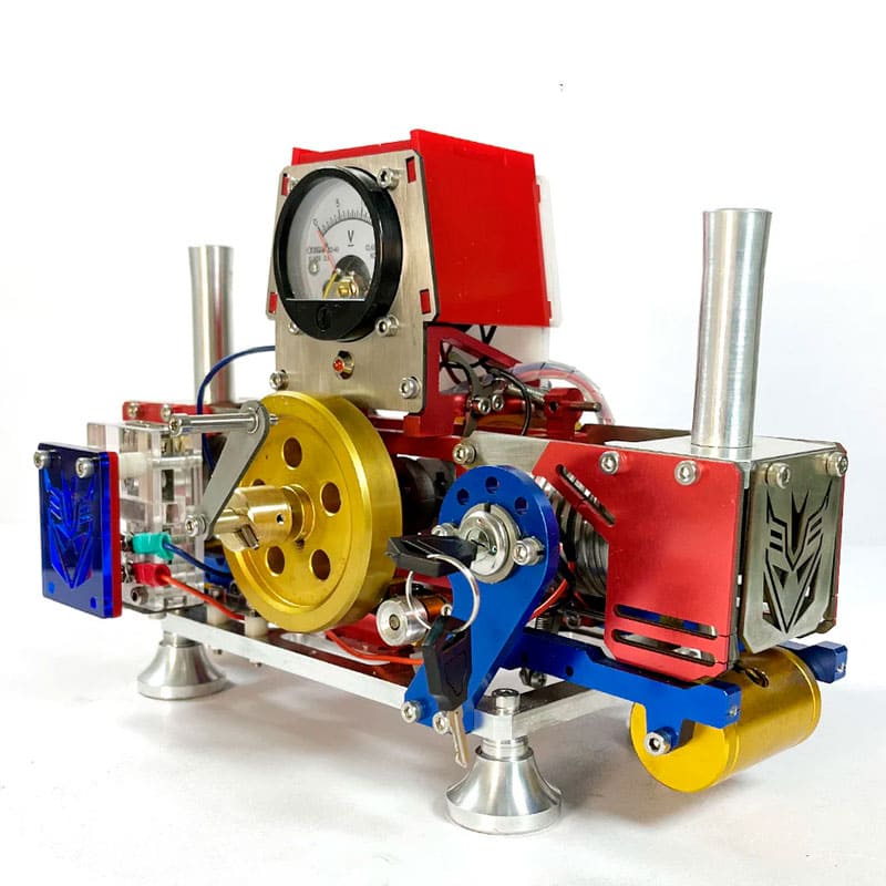 Conjunto de Geradores de Energia Térmica Stirling de Cilindro Duplo - Mercado de Luxo - O Maior E-Commerce de Bens, Produtos e Serviços de Luxo do Brasil.