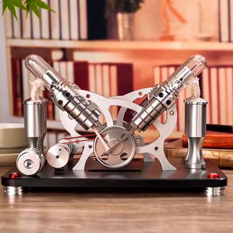 Motor Stirling Modelo V4 - Mercado de Luxo - O Maior E-Commerce de Bens, Produtos e Serviços de Luxo do Brasil.