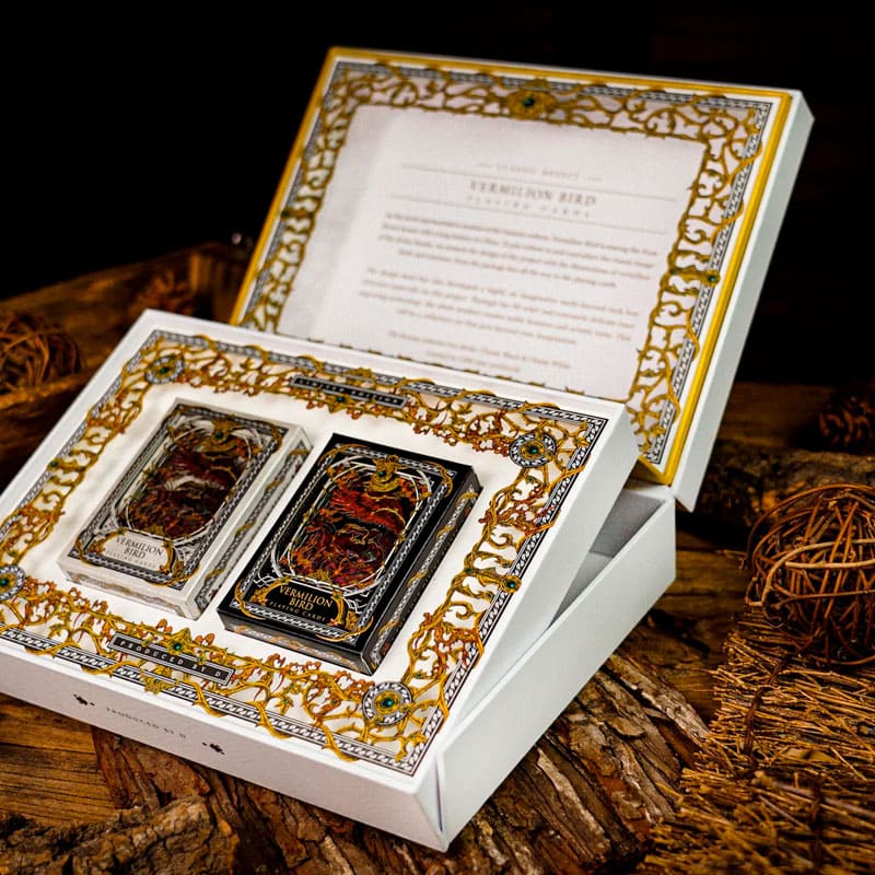 Baralho Edição Limitada Vermilion Bird Classic 2 Unidades - Preto e Branco - Mercado de Luxo - O Maior E-Commerce de Bens, Produtos e Serviços de Luxo do Brasil.