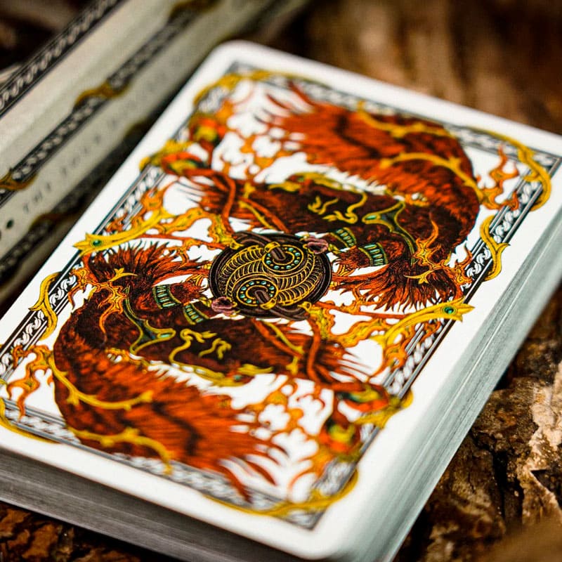 Baralho Edição Limitada Vermilion Bird Classic 2 Unidades - Preto e Branco - Mercado de Luxo - O Maior E-Commerce de Bens, Produtos e Serviços de Luxo do Brasil.