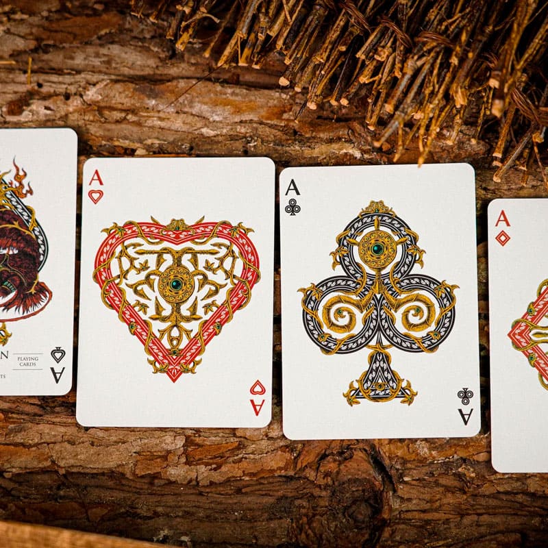 Baralho Edição Limitada Vermilion Bird Classic 2 Unidades - Preto e Branco - Mercado de Luxo - O Maior E-Commerce de Bens, Produtos e Serviços de Luxo do Brasil.