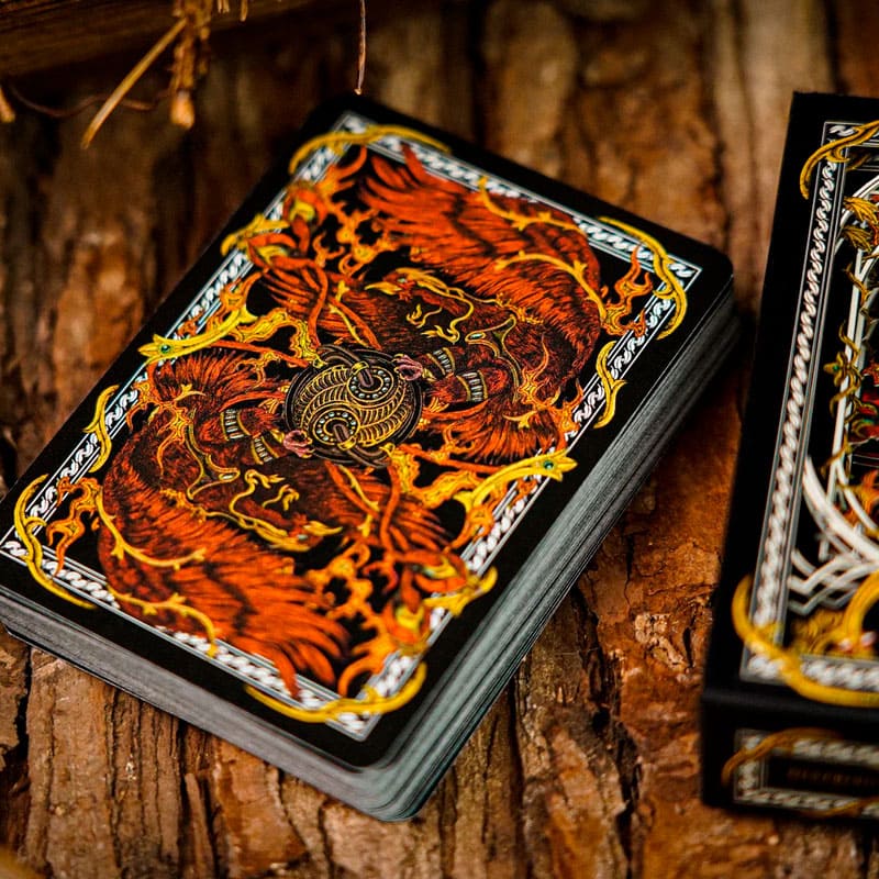 Baralho Edição Limitada Vermilion Bird Classic 2 Unidades - Preto e Branco - Mercado de Luxo - O Maior E-Commerce de Bens, Produtos e Serviços de Luxo do Brasil.