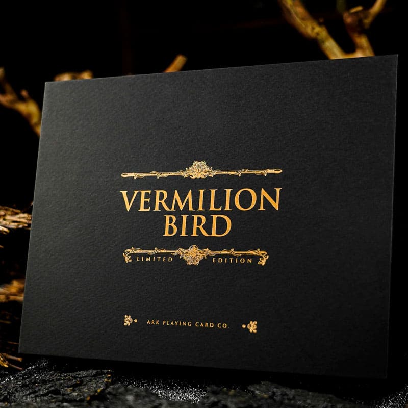 Baralho Edição Limitada Vermilion Bird Black Gold 2 Unidades - Prata e Dourado - Mercado de Luxo - O Maior E-Commerce de Bens, Produtos e Serviços de Luxo do Brasil.