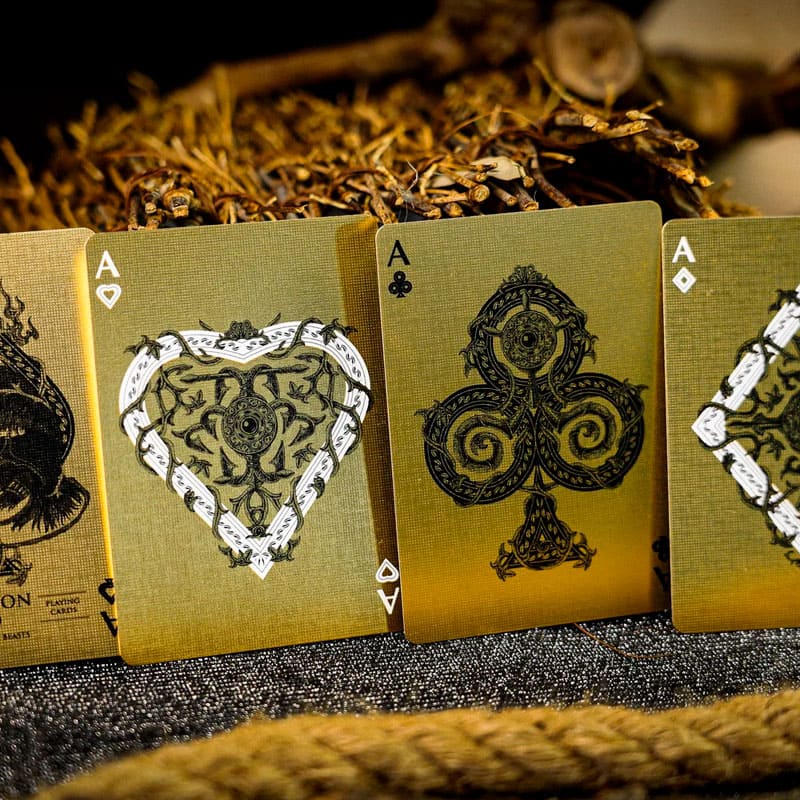 Baralho Edição Limitada Vermilion Bird Black Gold 2 Unidades - Prata e Dourado - Mercado de Luxo - O Maior E-Commerce de Bens, Produtos e Serviços de Luxo do Brasil.