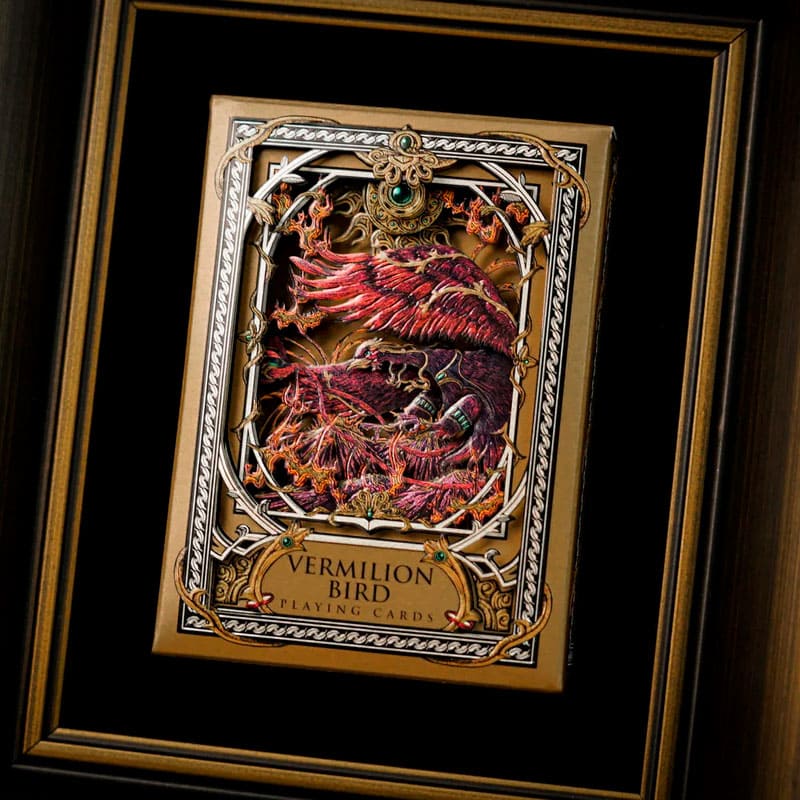 Baralho Edição Limitada Vermilion Bird Frame 1 Unidade - Coffee Com o Quadro - Mercado de Luxo - O Maior E-Commerce de Bens, Produtos e Serviços de Luxo do Brasil.