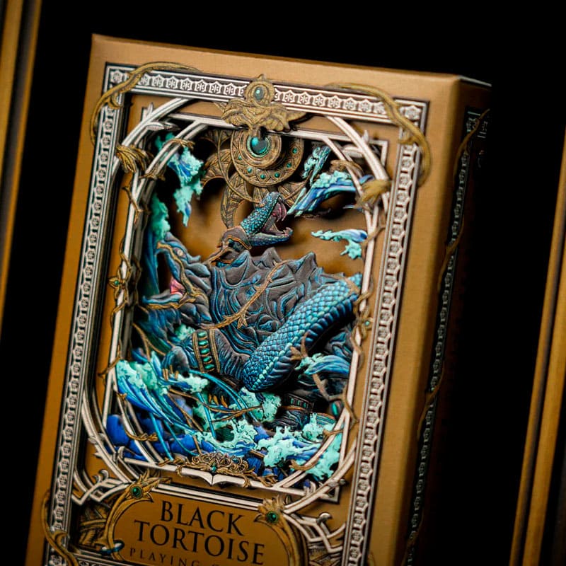 Baralho Edição Limitada Black Tortoise Frame 1 Unidade - Coffee Com o Quadro - Mercado de Luxo - O Maior E-Commerce de Bens, Produtos e Serviços de Luxo do Brasil.