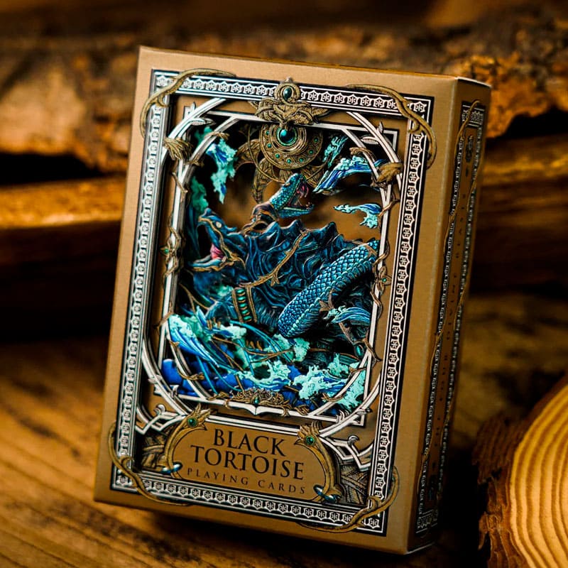 Baralho Edição Limitada Black Tortoise Frame 1 Unidade - Coffee Com o Quadro - Mercado de Luxo - O Maior E-Commerce de Bens, Produtos e Serviços de Luxo do Brasil.
