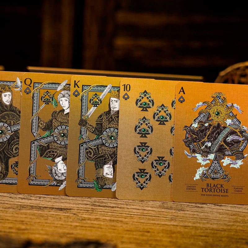 Baralho Edição Limitada Black Tortoise Frame 1 Unidade - Coffee Com o Quadro - Mercado de Luxo - O Maior E-Commerce de Bens, Produtos e Serviços de Luxo do Brasil.