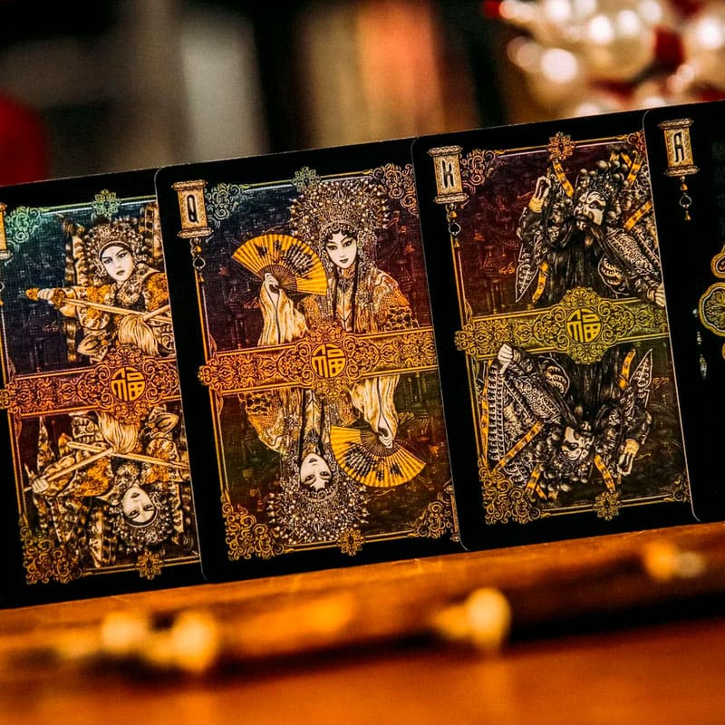 Baralho Edição Limitada After Sound Dark Flare 2 Unidades - Preto Dourado e Prata - Mercado de Luxo - O Maior E-Commerce de Bens, Produtos e Serviços de Luxo do Brasil.