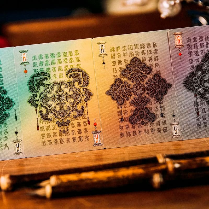 Baralho Edição Limitada After Sound Dark Flare 2 Unidades - Preto Dourado e Prata - Mercado de Luxo - O Maior E-Commerce de Bens, Produtos e Serviços de Luxo do Brasil.