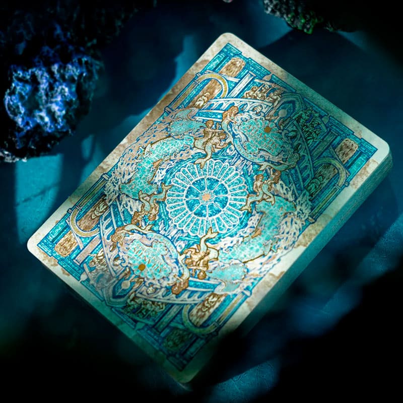 Baralho Edição Limitada Atlantis Standard 1 Unidade - Azul - Mercado de Luxo - O Maior E-Commerce de Bens, Produtos e Serviços de Luxo do Brasil.