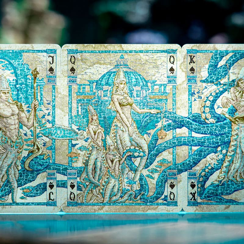 Baralho Edição Limitada Atlantis Standard 1 Unidade - Azul - Mercado de Luxo - O Maior E-Commerce de Bens, Produtos e Serviços de Luxo do Brasil.