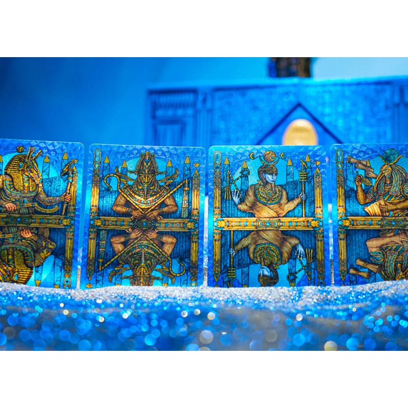 Baralho Edição Limitada Ankh Artist Box 2 Unidades - Azul e Dourado - Mercado de Luxo - O Maior E-Commerce de Bens, Produtos e Serviços de Luxo do Brasil.