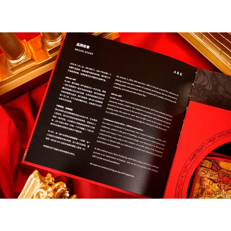 Baralho Edição Limitada Apollo Artist Box 2 Unidades - Vermelho e Dourado - Mercado de Luxo - O Maior E-Commerce de Bens, Produtos e Serviços de Luxo do Brasil.