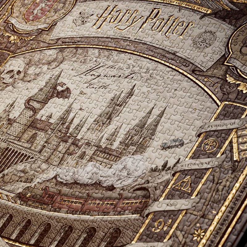 Quebra-Cabeça Harry Potter - 1.000 Peças - Mercado de Luxo - O Maior E-Commerce de Bens, Produtos e Serviços de Luxo do Brasil.