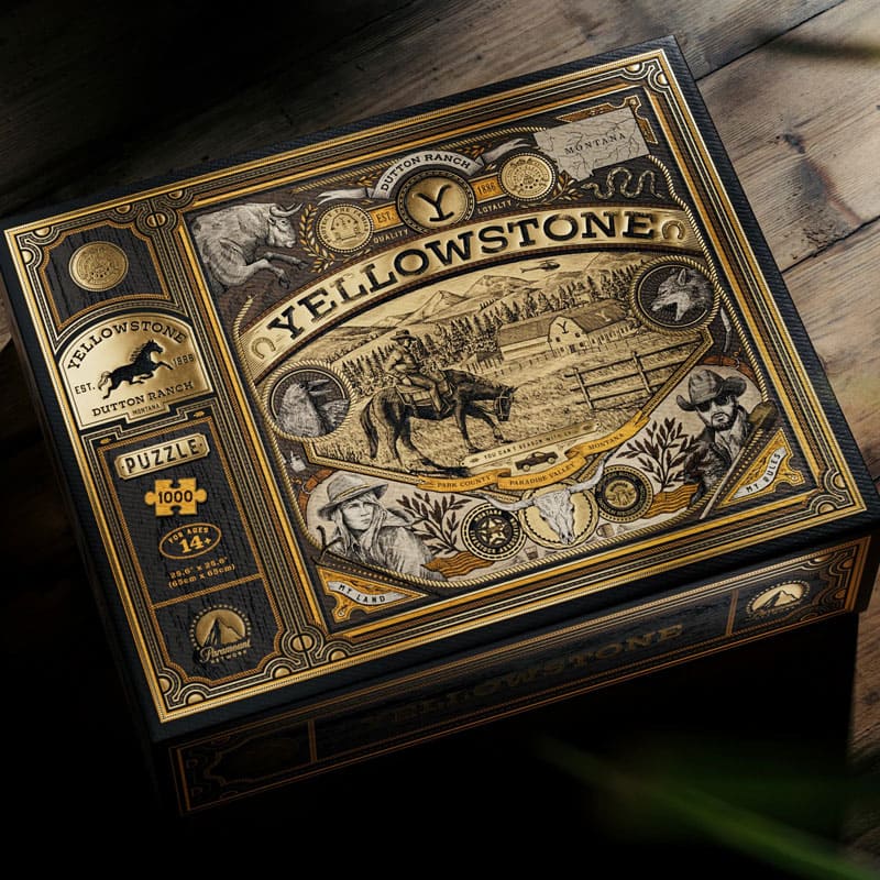 Quebra-Cabeça Yellowstone - 1.000 Peças - Mercado de Luxo - O Maior E-Commerce de Bens, Produtos e Serviços de Luxo do Brasil.