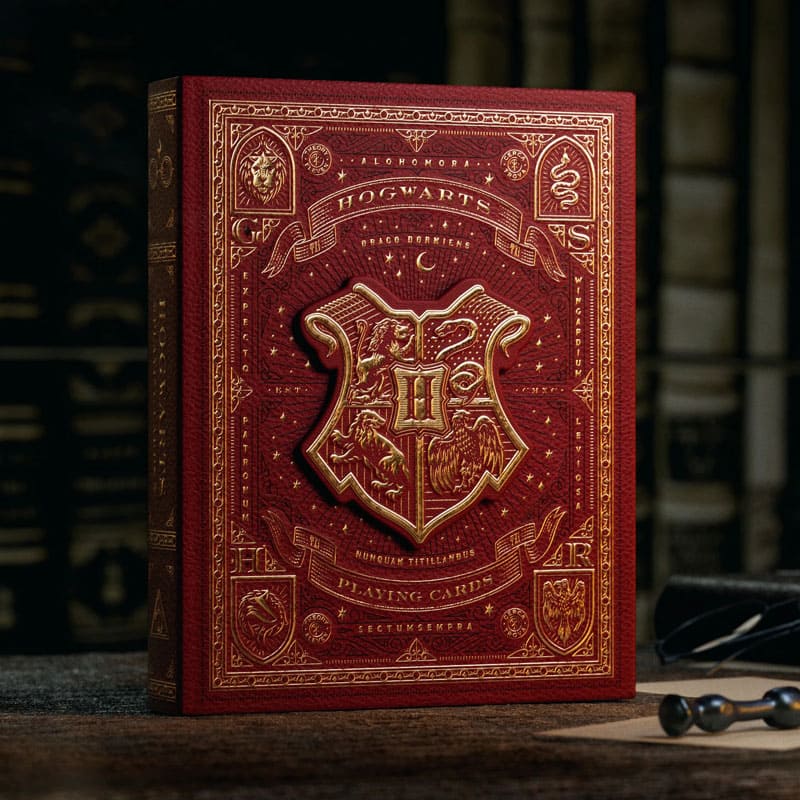 Baralho Harry Potter Collectors Edition Box 5 Unidades - Mercado de Luxo - O Maior E-Commerce de Bens, Produtos e Serviços de Luxo do Brasil.