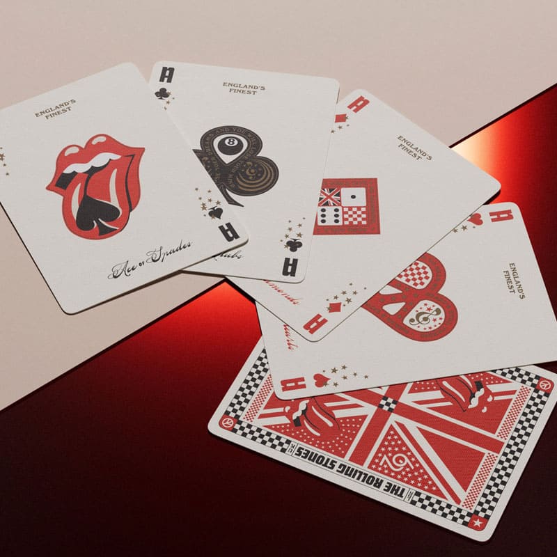 Baralho The Rolling Stones 3 Unidades - Mercado de Luxo - O Maior E-Commerce de Bens, Produtos e Serviços de Luxo do Brasil.