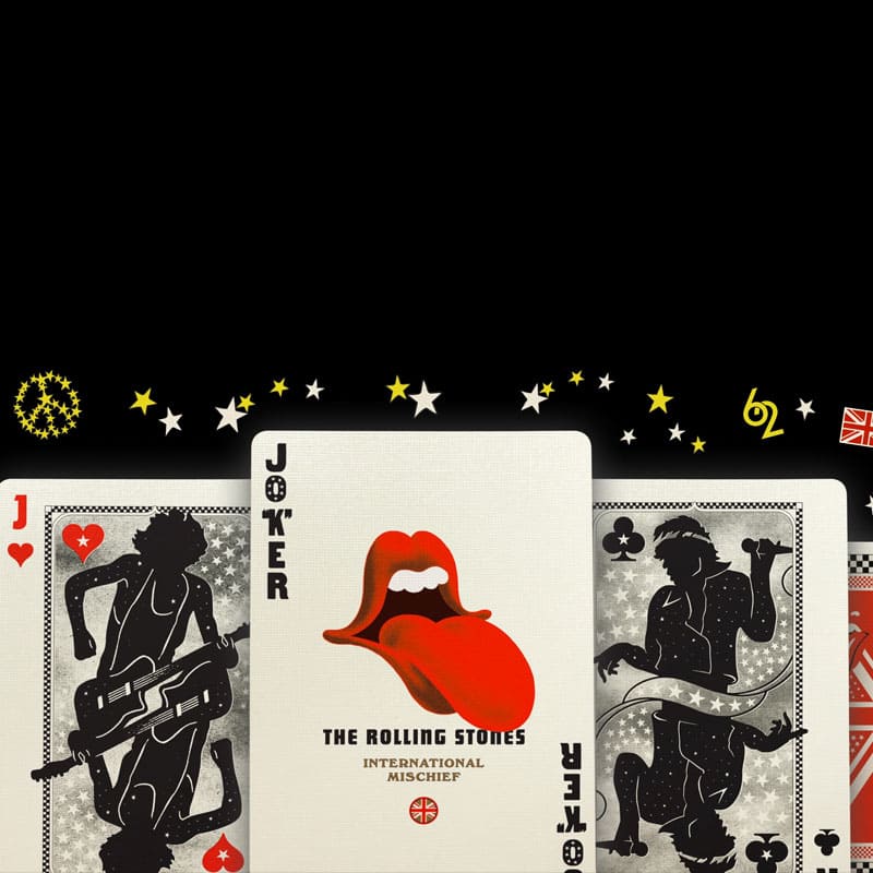 Baralho The Rolling Stones 3 Unidades - Mercado de Luxo - O Maior E-Commerce de Bens, Produtos e Serviços de Luxo do Brasil.