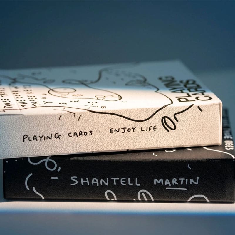 Baralho Shantell Martin The Whitney Museum of American Art 4 Unidades - Preto e Branco - Mercado de Luxo - O Maior E-Commerce de Bens, Produtos e Serviços de Luxo do Brasil.