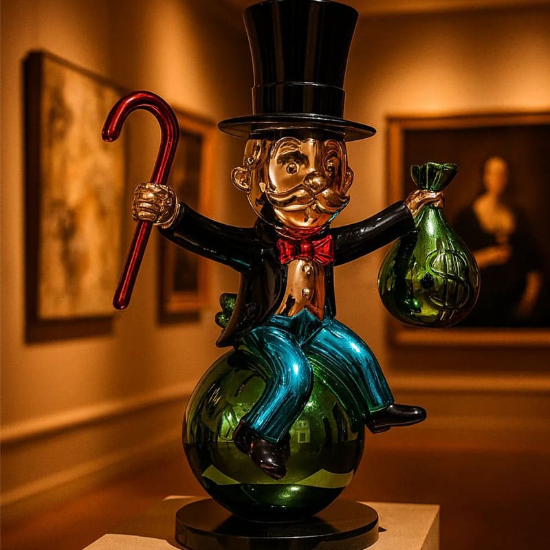 Monopoly Sitting on $ Bag - Mercado de Luxo - O Maior E-Commerce de Bens, Produtos e Serviços de Luxo do Brasil.