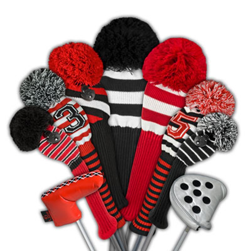 Headcover Ladies Red and Black Sprit Stripe - Mercado de Luxo - O Maior E-Commerce de Bens, Produtos e Serviços de Luxo do Brasil.