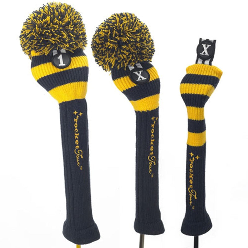 Headcover Navy Base Rugby Stripe Pom Pom - Mercado de Luxo - O Maior E-Commerce de Bens, Produtos e Serviços de Luxo do Brasil.
