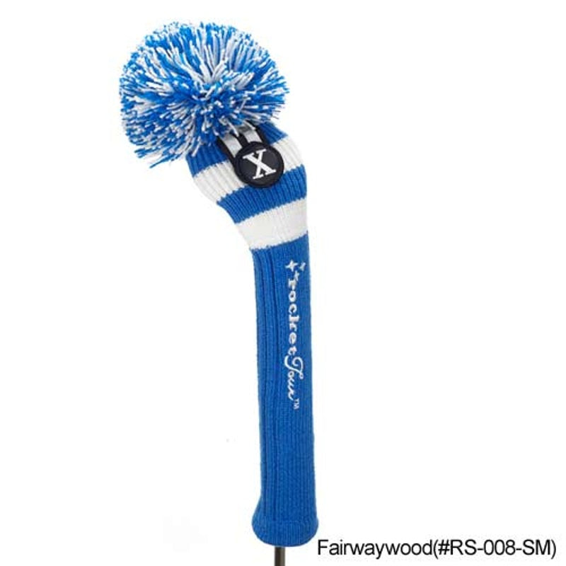Headcover Royal Blue Base Rugby Stripe Pom Pom - Mercado de Luxo - O Maior E-Commerce de Bens, Produtos e Serviços de Luxo do Brasil.