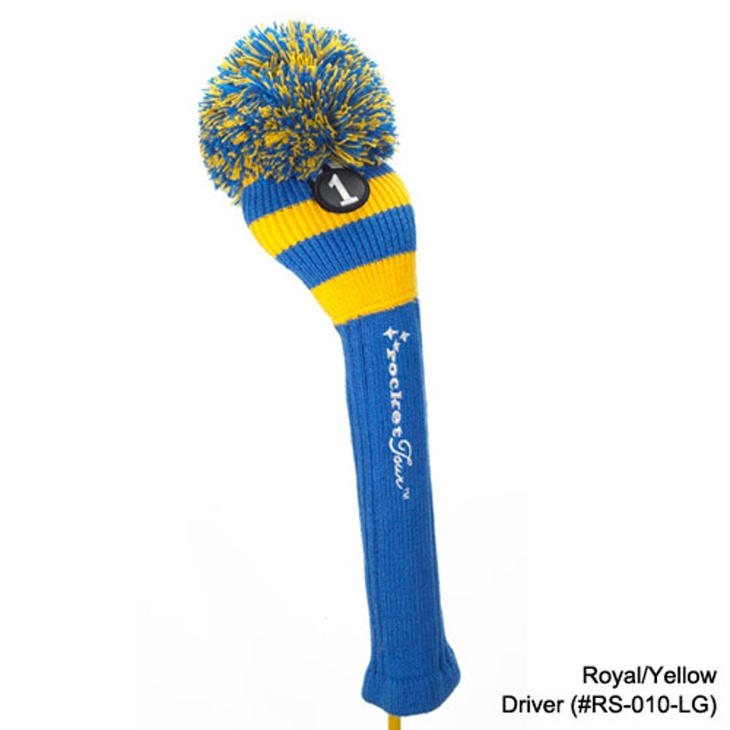 Headcover Royal Blue Base Rugby Stripe Pom Pom - Mercado de Luxo - O Maior E-Commerce de Bens, Produtos e Serviços de Luxo do Brasil.