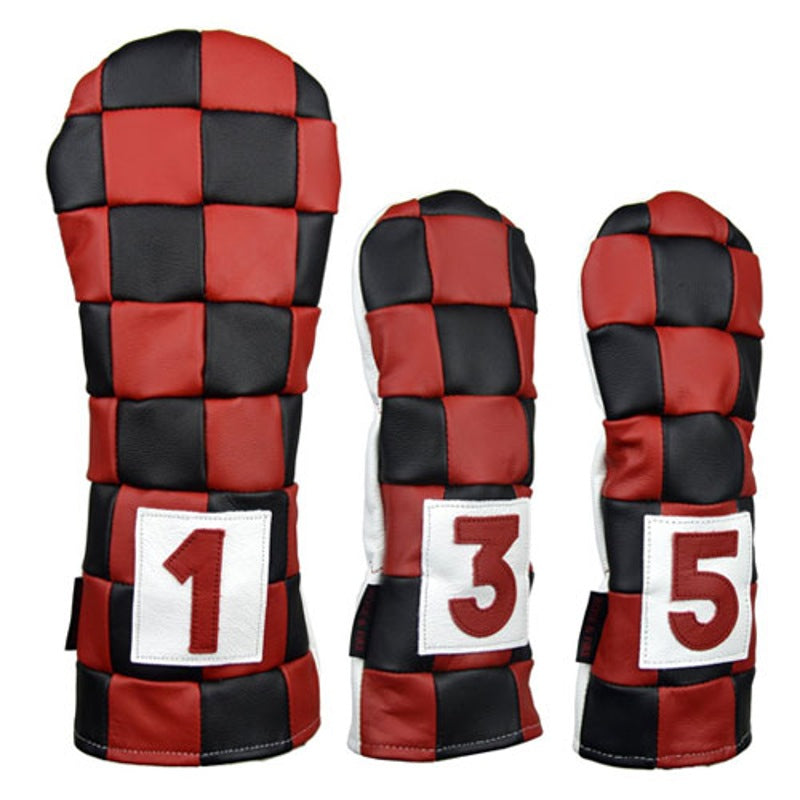 Headcover Checkered Premium USA Leather - Mercado de Luxo - O Maior E-Commerce de Bens, Produtos e Serviços de Luxo do Brasil.