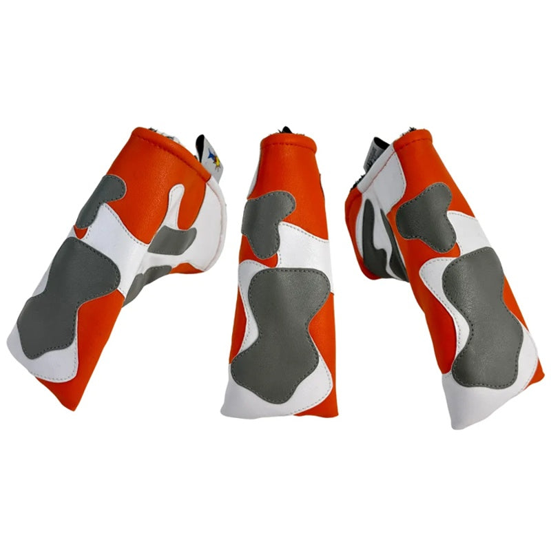 Headcover Orange Camo Appliqu Blade Putter With Magnetic Closure - Mercado de Luxo - O Maior E-Commerce de Bens, Produtos e Serviços de Luxo do Brasil.