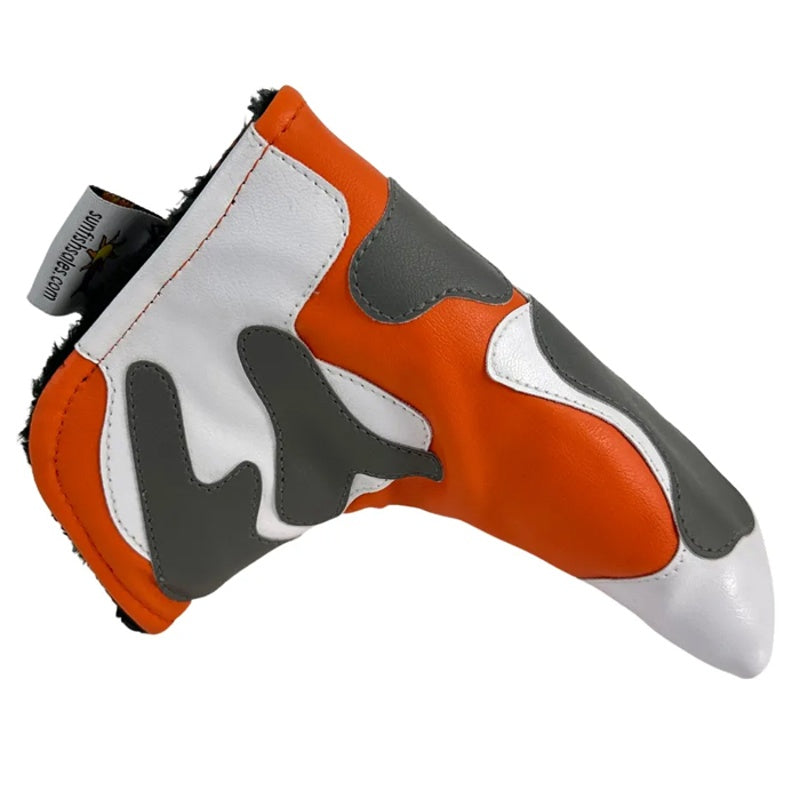 Headcover Orange Camo Appliqu Blade Putter With Magnetic Closure - Mercado de Luxo - O Maior E-Commerce de Bens, Produtos e Serviços de Luxo do Brasil.
